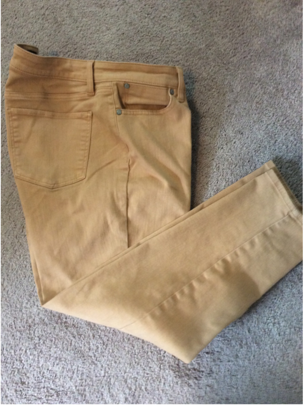 Women's Talbots Slim Ankle Jeans in Tan